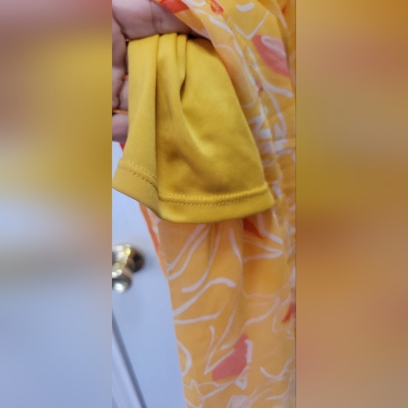 AUW Women's Floral Boho Padded Bra Dress Size Large NWT - Picture 5 of 8